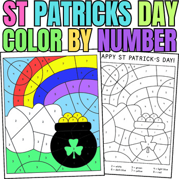 Color by Number , Sight Word - St. Patrick's Day Craft Activities ...