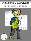 Zombie Color by Number:  Solving Systems of Equations