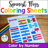 Flags of Spanish-Speaking Countries Coloring Sheets