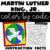 Color by Number Subtraction Martin Luther King Jr.