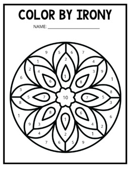 Color By Numbers - Coloring Pages Worksheet #58 