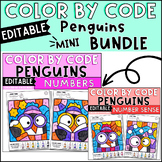 Color by Number and Number Sense Penguin Bundle