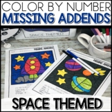 Color by Number Missing Addends | Color By Code Math Works