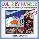 Color by Number 6th Grade Math Facts | Color by Absolutes,