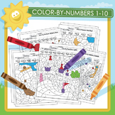 Color by Numbers 1-10 - 19 Pack