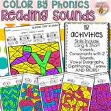 Color by Reading Sounds Phonics & Spelling Pattern Mystery
