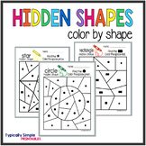 Hidden Shapes Teaching Resources | Teachers Pay Teachers