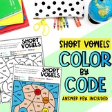 Color by Short Vowel Printable