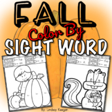 Color by Sight Word Fall Edition