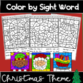 Christmas Color by Sight Word