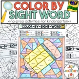 Color by Sight Word Activities (Back to School theme)