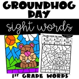 Color by Sight Word February 1st Grade Words