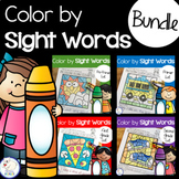 Color by Sight Word Sentence Practice, Tracing, Worksheets