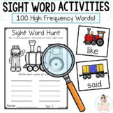 Color by Sight Word | High Frequency Word Activities