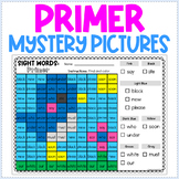 Primer Sight Word Mystery Pictures - Fun Color by Sight Wo