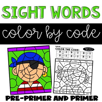 Preview of Sight Words Coloring Pages