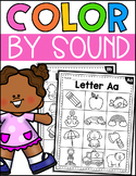Color by Sound - Beginning Sound and Alphabet Worksheets