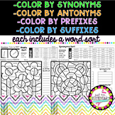 Color by Synonyms, Antonyms, Prefixes, & Suffixes