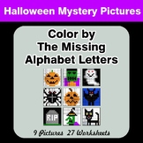 Color by The Missing Alphabet Letters - Halloween Mystery 