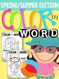 Color by Word {Spring/Summer Edition}