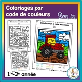 Color by code - French phonic : in