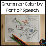 Grammar color by parts of speech activity #distancelearning