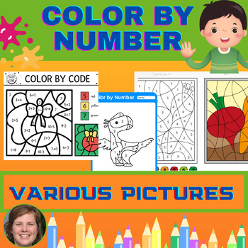 Preview of Color by number, Color by Code Activity