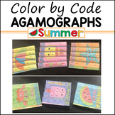 Color by number summer agamographs