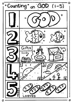 Color in Activity pages Counting 1-5 | TpT