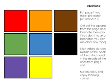 Color names and matching by TheFaithfulMama | TPT