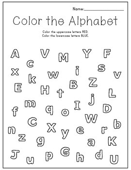 Color the Alphabet by betsy brooks | Teachers Pay Teachers