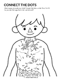 Connect the Dots Anatomy Worksheet (Pipette Kids Science C