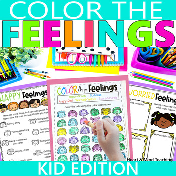 Preview of Color the Feelings: Kids Edition