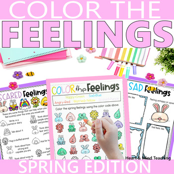 Preview of Color the Feelings Spring Edition