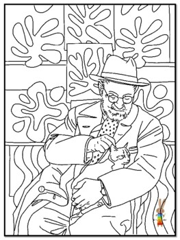 Color the Great Artists - Henri Matisse by Kerry Daley | TPT