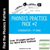 Find the Phonics Pattern - Pack 2 - Phonics Practice