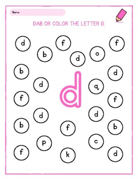 Color the Letter Worksheets by Whitney Baker | TPT