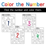 Color the Number 1-10