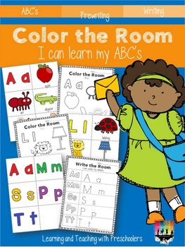 Color the Room I can learn my ABC’s by Teaching Preschoolers | TPT
