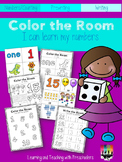 Color the Room I can learn my numbers