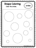 Color the Shapes Worksheets. 12 Shapes Worksheets. Preschool-KDG.