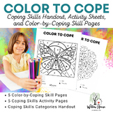 Color to Cope: Color by Coping Skill Coloring Pages & Mix-