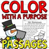 Color with a Purpose Reading Passages (Christmas Edition) 