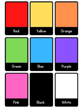 Preview of Color wordcards