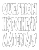 Color your own science fair board lables - 50 fonts