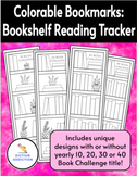 Colorable Bookmarks: Bookshelf Reading Trackers
