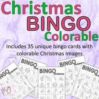 christmas bingo cards coloring pages for children