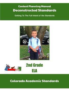 Preview of Colorado Deconstructed Standards Content Planning Manual 2nd Grade ELA