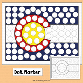 Colorado Flag Activities Dot Marker Painting Do A Dot Stat