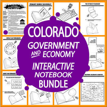 Preview of Colorado Government & Economy Bundle – Colorado History – All Content Included!